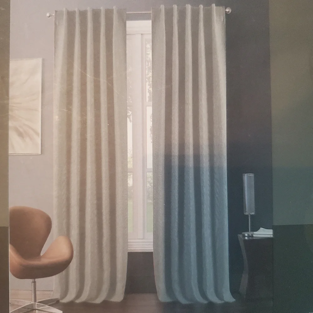 NWOT NEW Rod Pocket Dusk Charlotte Woven Curtains